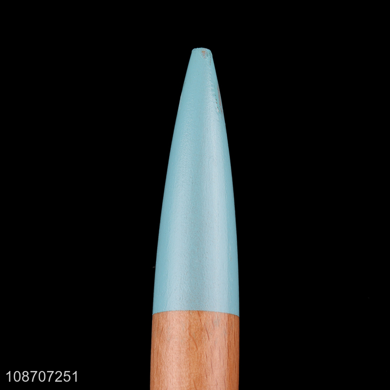 Online wholesale wooden handle rib comb massage detangling hair brush