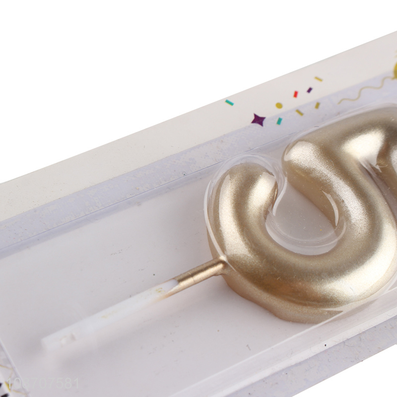 Factory price birthday cake decoration number candle digital candle