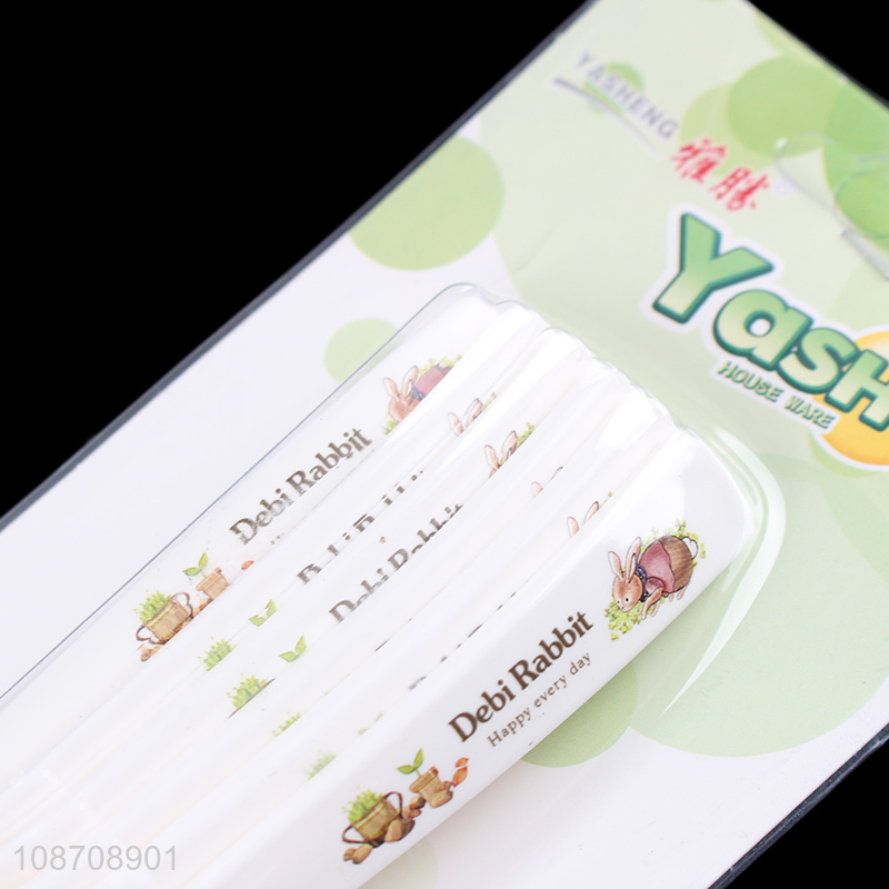 Good quality 6pcs plastic tasting spoon disposable dessert spoons