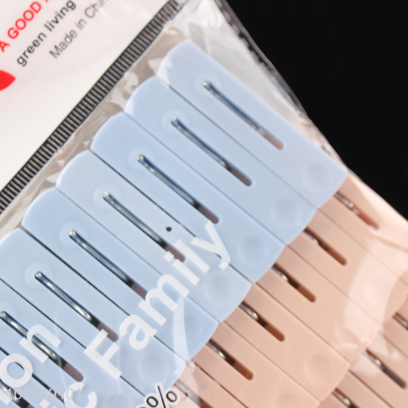 Online wholesale colorful plastic clothes pegs for hanging