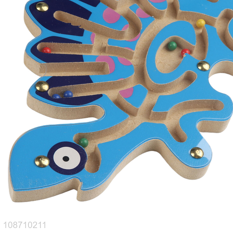 New arrival dinosaur shape magnetic maze games kids educational games for sale