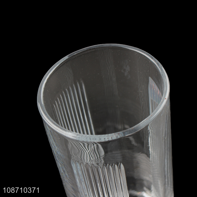Wholesale 405ml clear glass beer mug whiskey glasses water tumbler