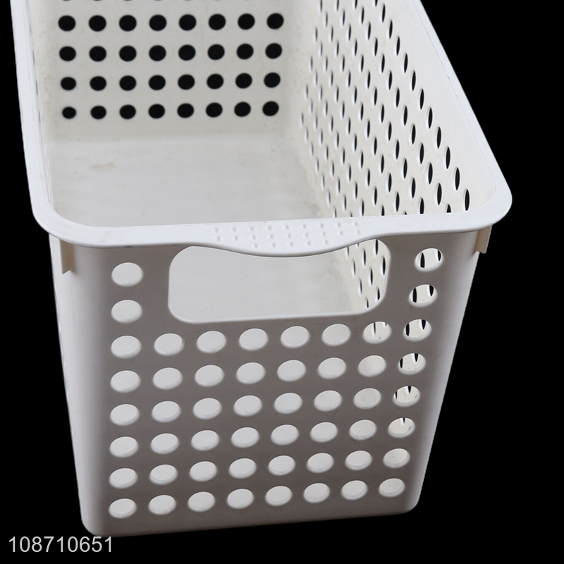 Factory supply multi-function stackable plastic storage basket for kids toys