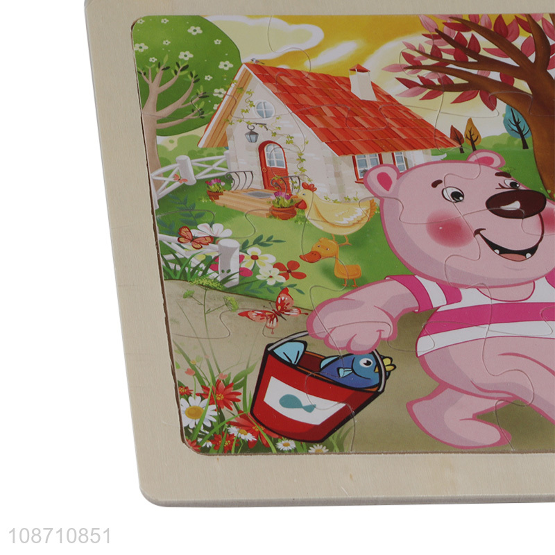 Top selling cartoon animal series children puzzle toys educational toys