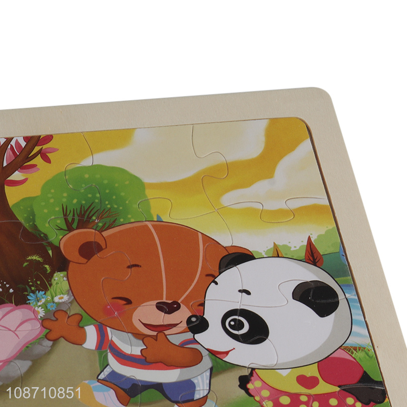 Top selling cartoon animal series children puzzle toys educational toys