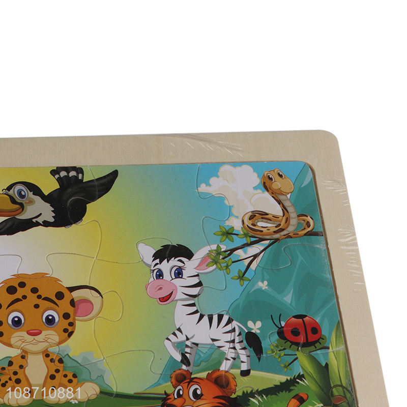 Hot products animal wooden puzzle toys kids educational toys for sale