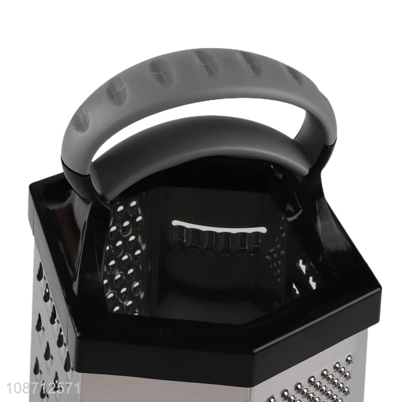 Top products stainless steel 6sides kitchen grater vegetable grater wholesale