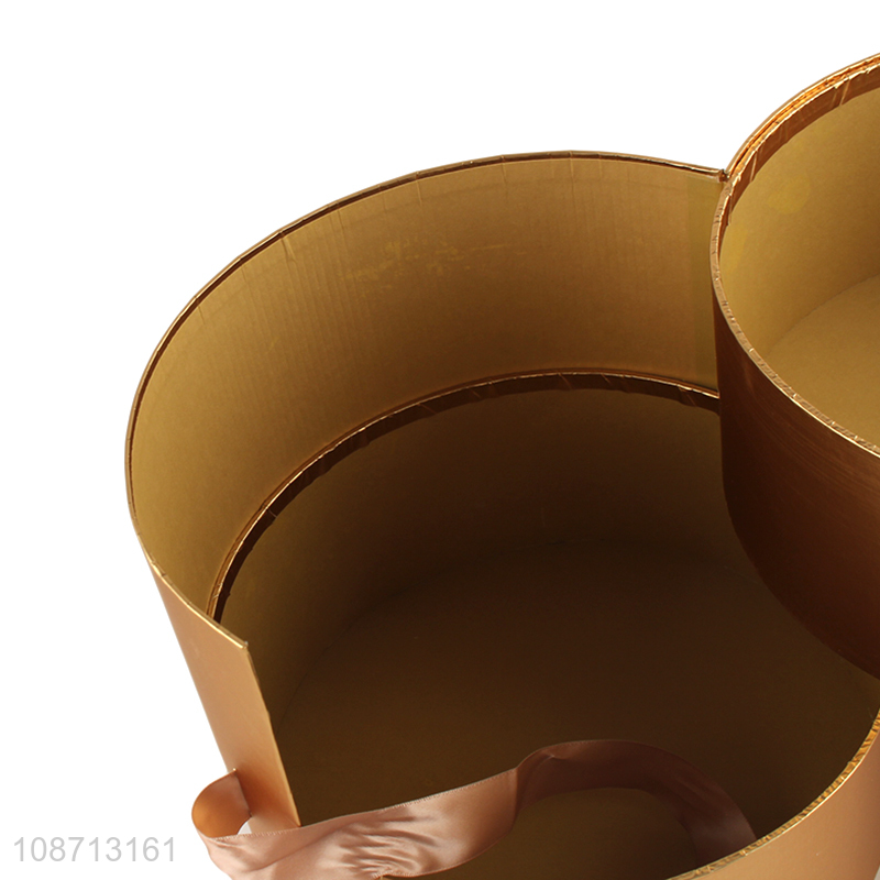 Hot selling 2 layers flower box gift box present packing box for holiday