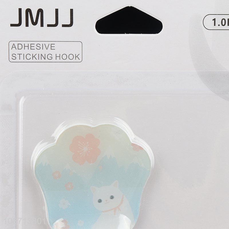 Popular products household 2pcs cartoon adhesive sticking hook set for sale