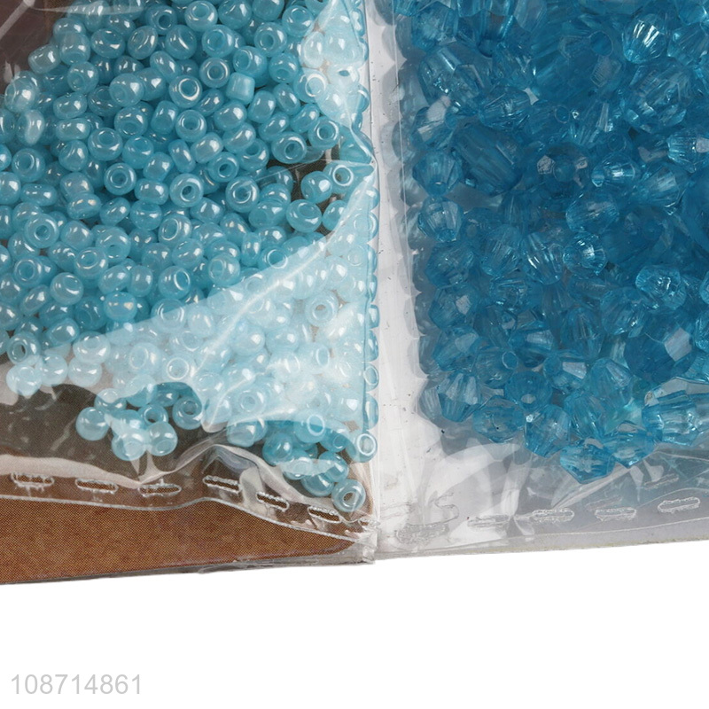 China supplier blue manual diy beading toys diy kit toys wholesale