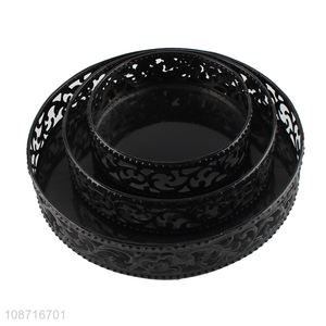 Top products metal galvanized storage tray food snack fruits tray