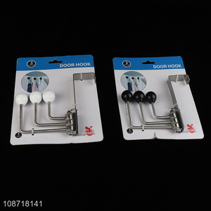 New arrival metal over the door towel hook clothes hook for sale