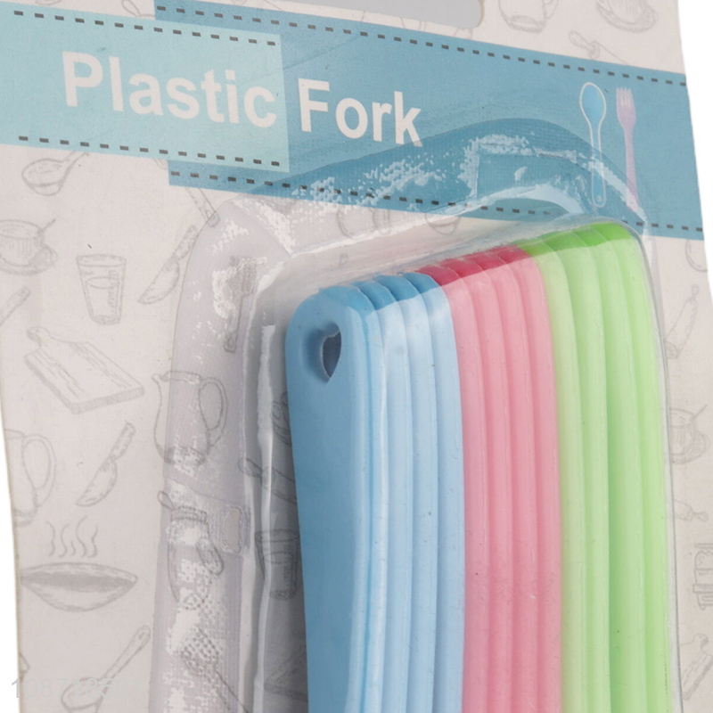 Yiwu factory multicolor 12pcs disposable dinnerware spoon for sale