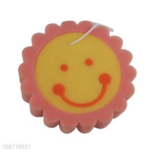Hot products sunflower shape skin care shower bath cleaning sponge