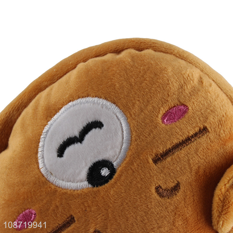 New arrival cute cartoon bear fluffy crossbody bag for kids girls