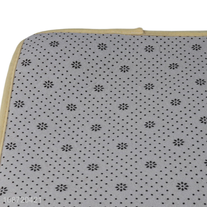 Hot seling square soft check pattern fluffy seat cushion for indoor