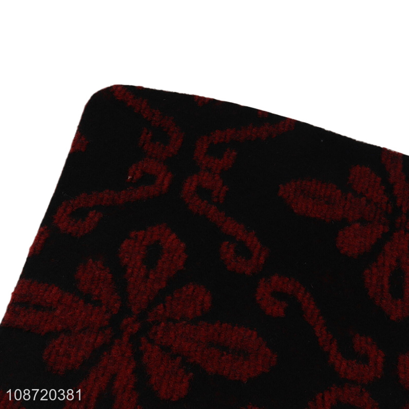 High quality anti-slip jacquard bedroom carpet bathroom floor rug bath mat