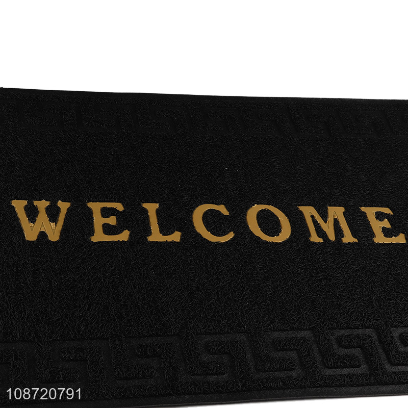 Top quality rectangle welcome entrance door mat floor mat for home