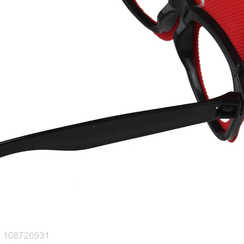 Factory supply glitter Christmas glasses Xmas party glasses holiday glasses