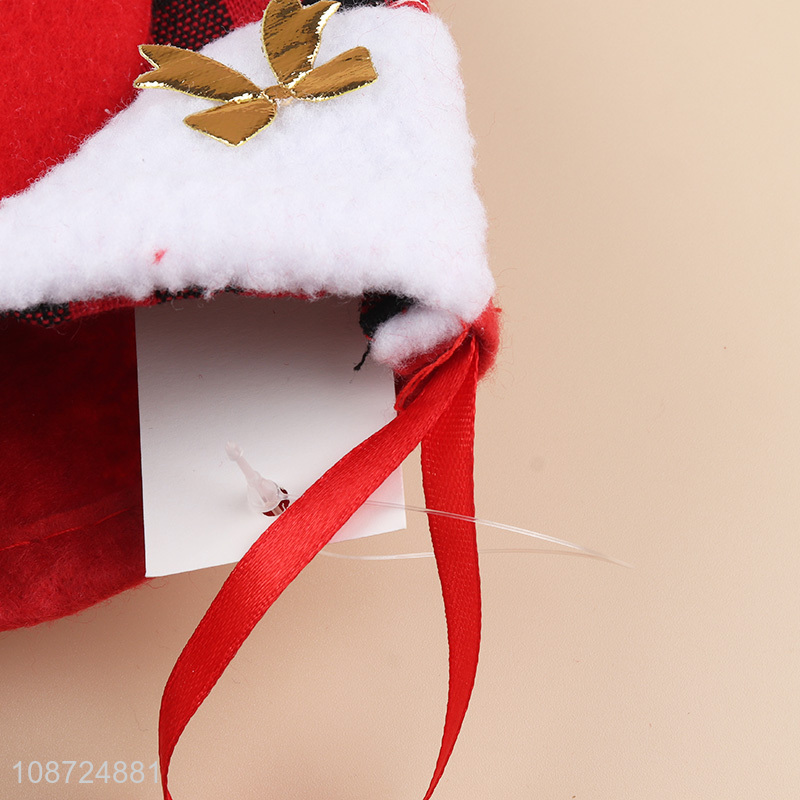 Most popular hanging xmas tree christmas stocking for christmas gifts