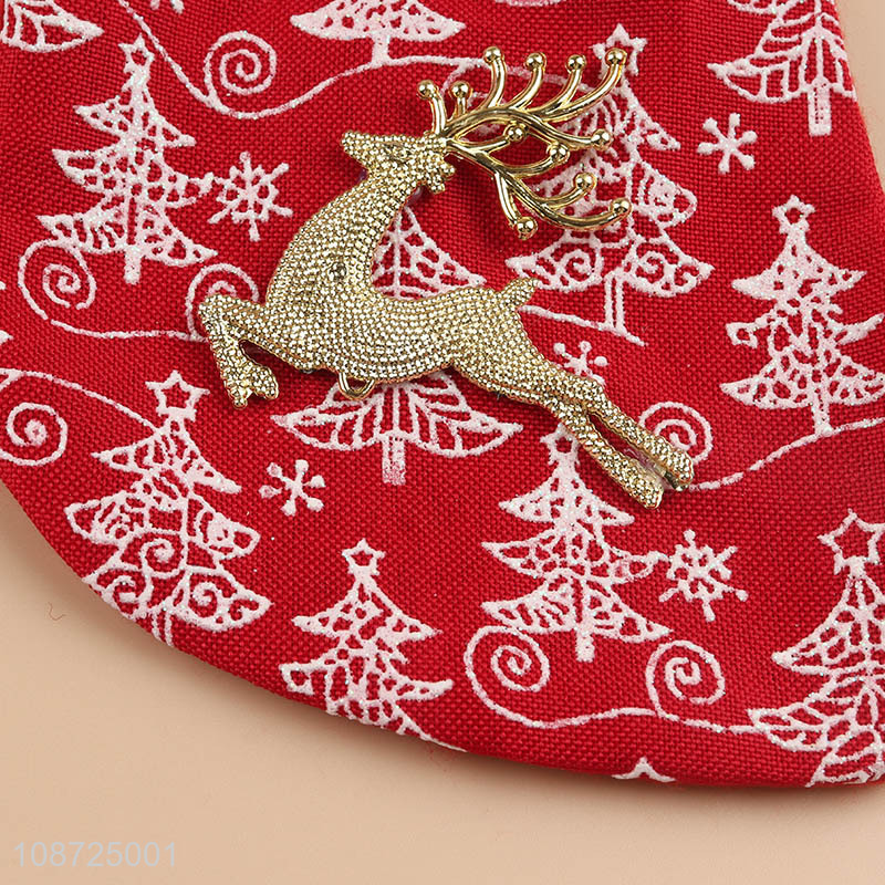 Factory wholesale christmas hanging ornaments christmas stocking for xmas tree