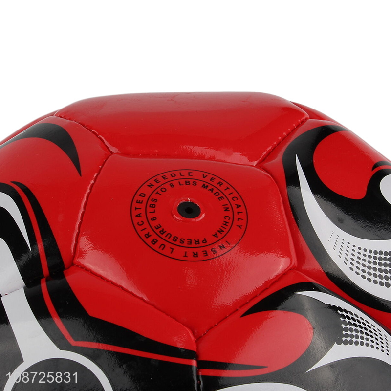 Wholesale wear resistant inflatable official size pvc soccer ball for training