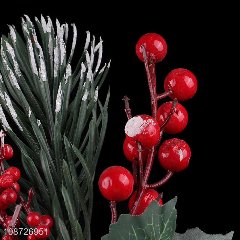 Factory price long stem Christmas picks Christmas tree fillers decoration