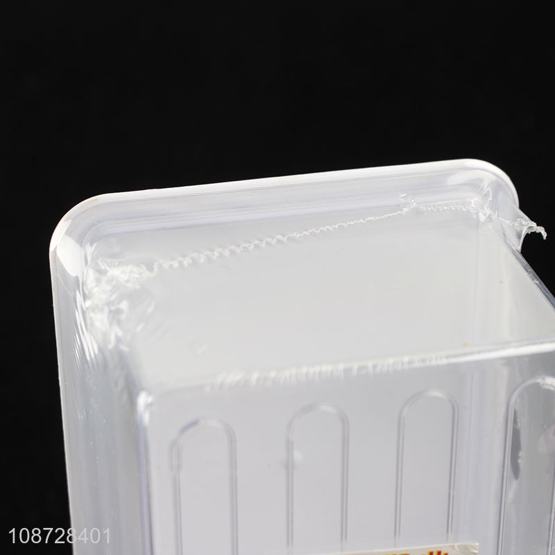 Good price rectangular plastic fridge food storage box food container