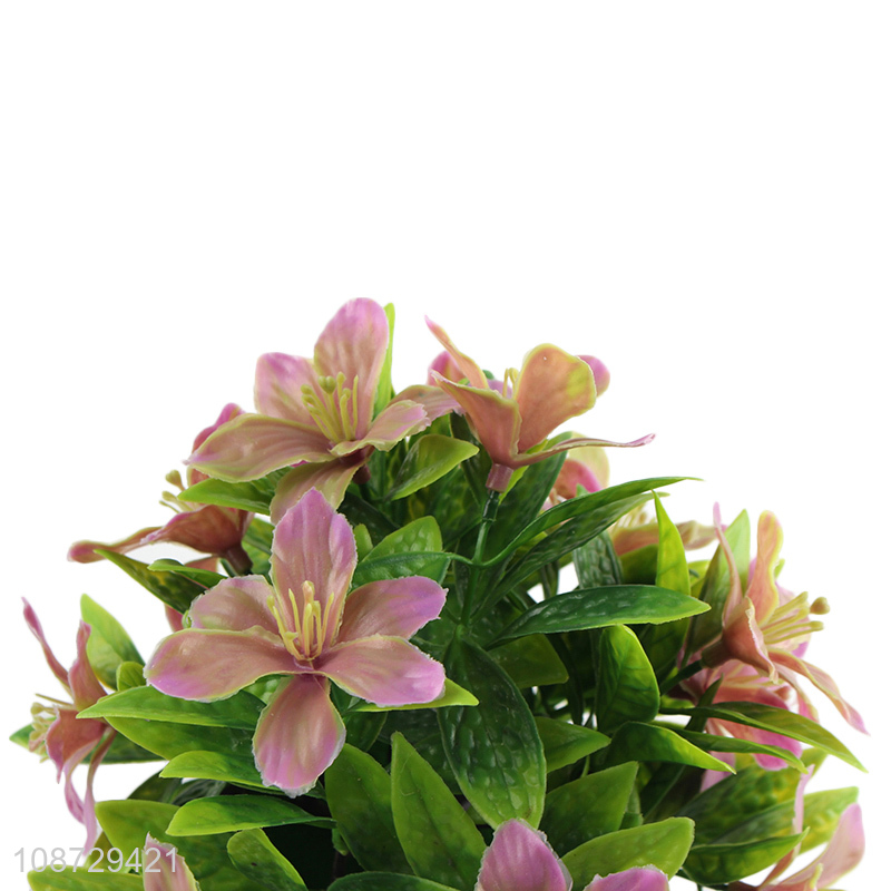 Factory supply indoor decoration plastic fake flower artificial bonsai for sale