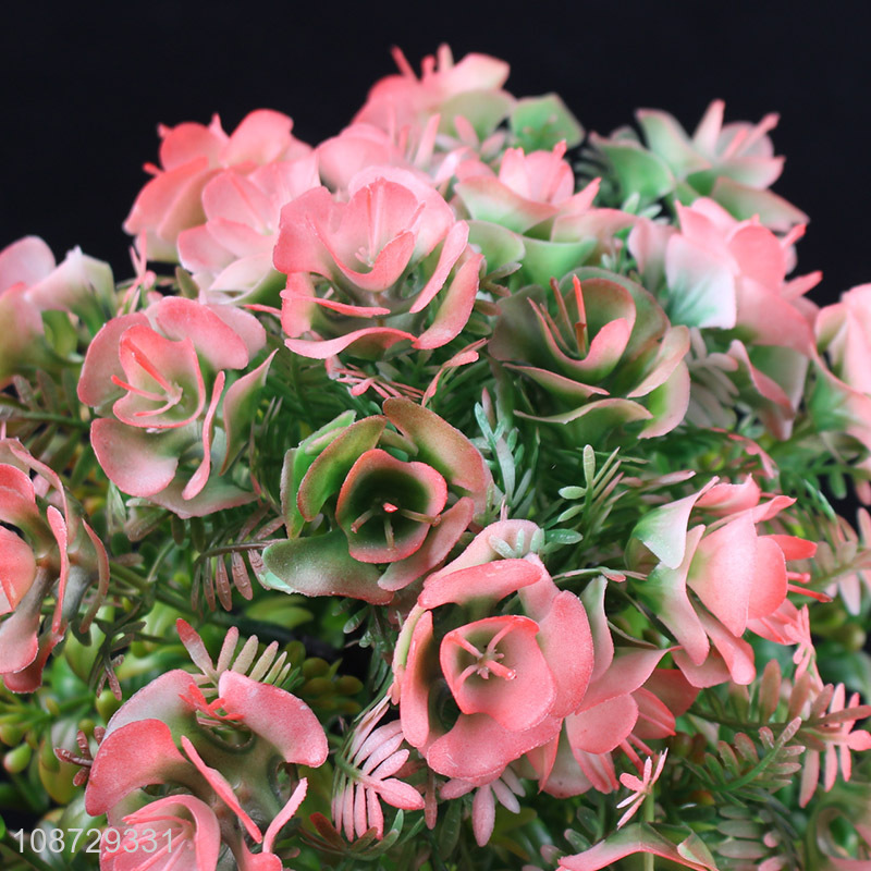 Good quality artificial flower plastic fake bonsai fake flower for decoration