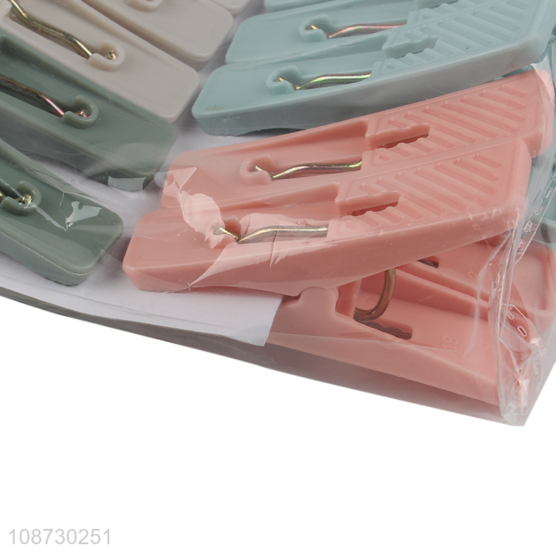 Factory direct sale plastic 10pcs clothes pegs clothes clips wholesale