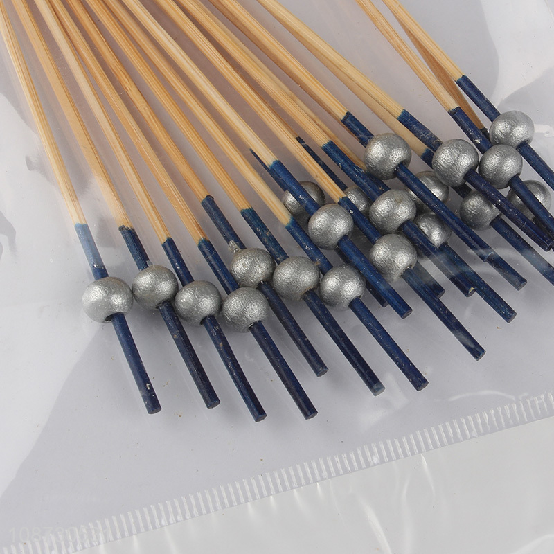 Hot items disposable 20pcs bamboo sticks fruit sticks for party supplies