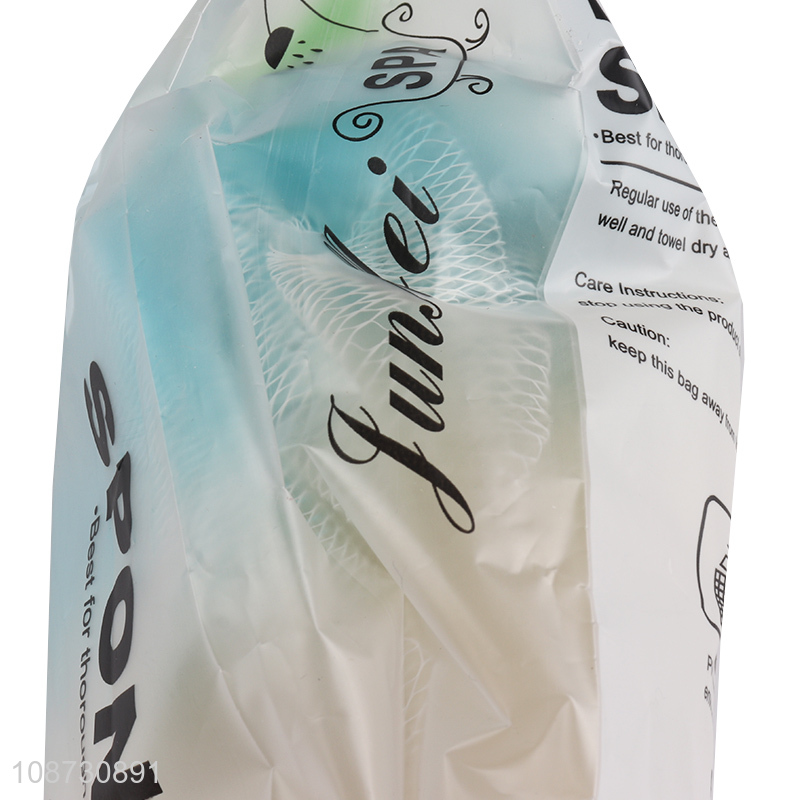 Best price soft dead skin remover bath shower ball bath flower wholesale