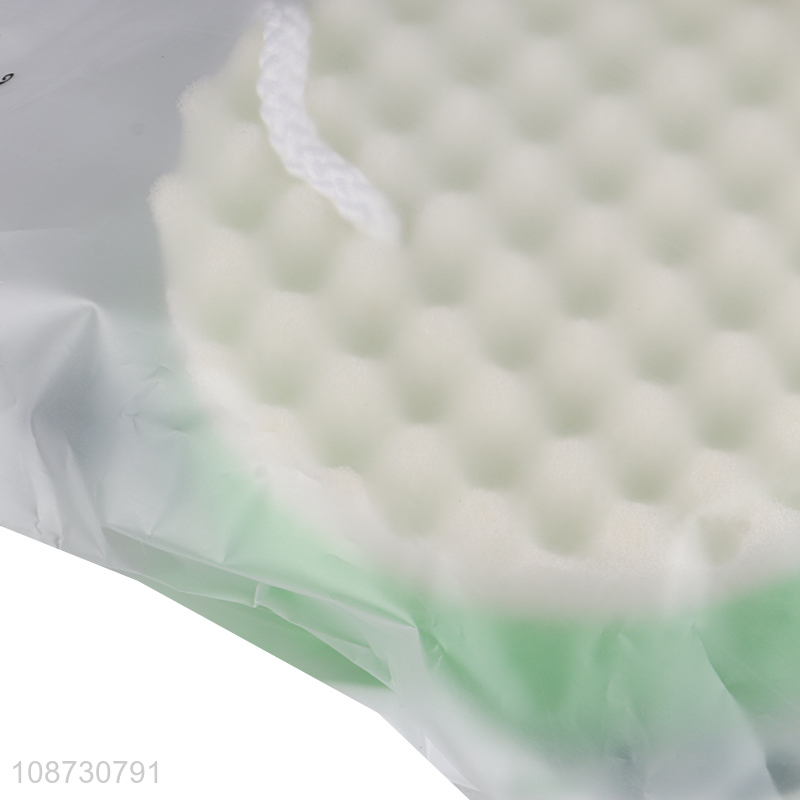 Online wholesale double-sided skin-friendly soft shower bath sponge