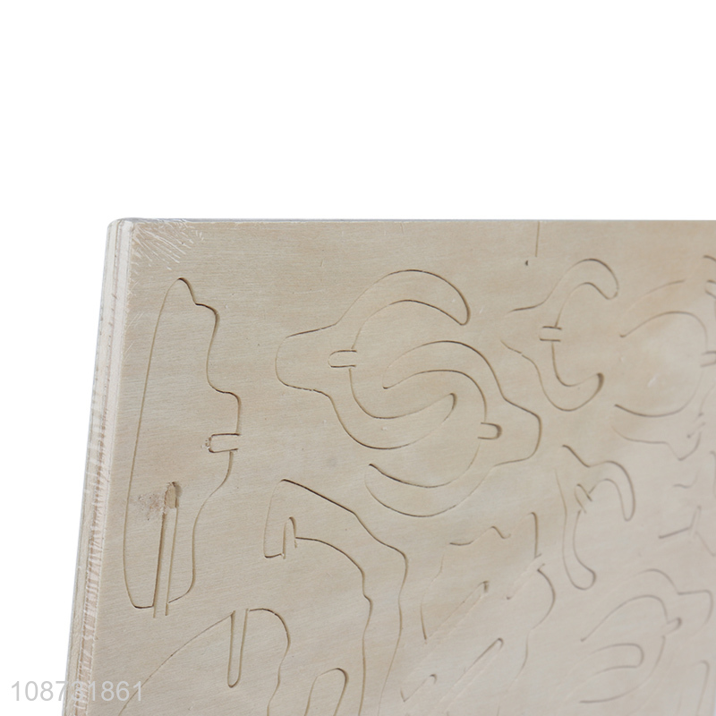 Top quality parasaurolophus 3d wooden children puzzle toys for sale