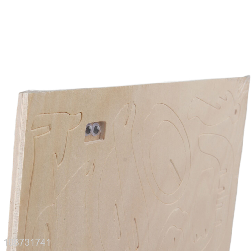 Top selling 3d penguin wooden puzzle toys children jigsaw toys wholesale