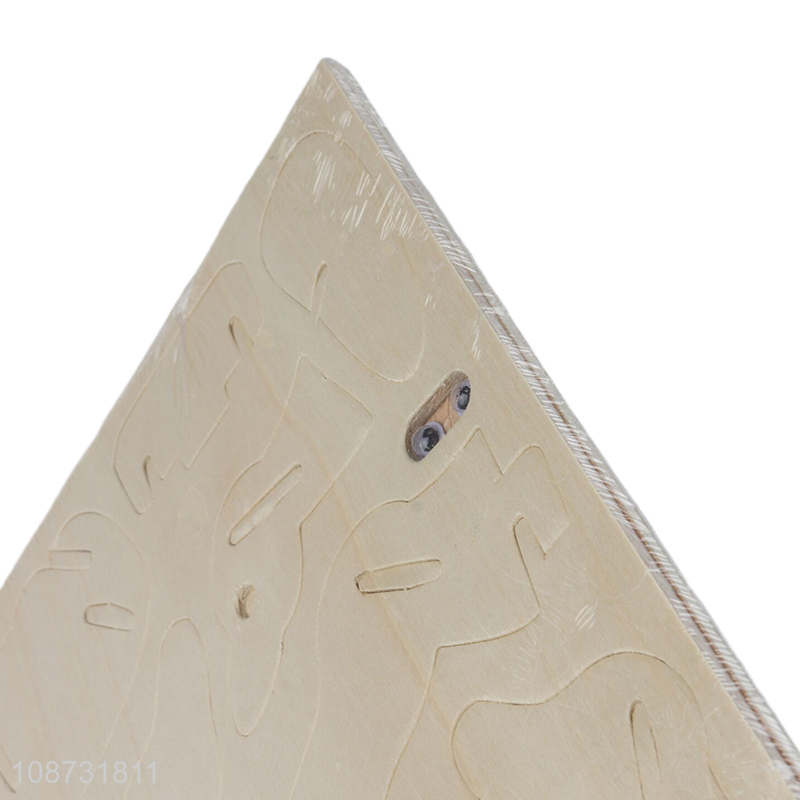 Factory price dog wooden 3d children puzzle toys jigsaw toys for sale