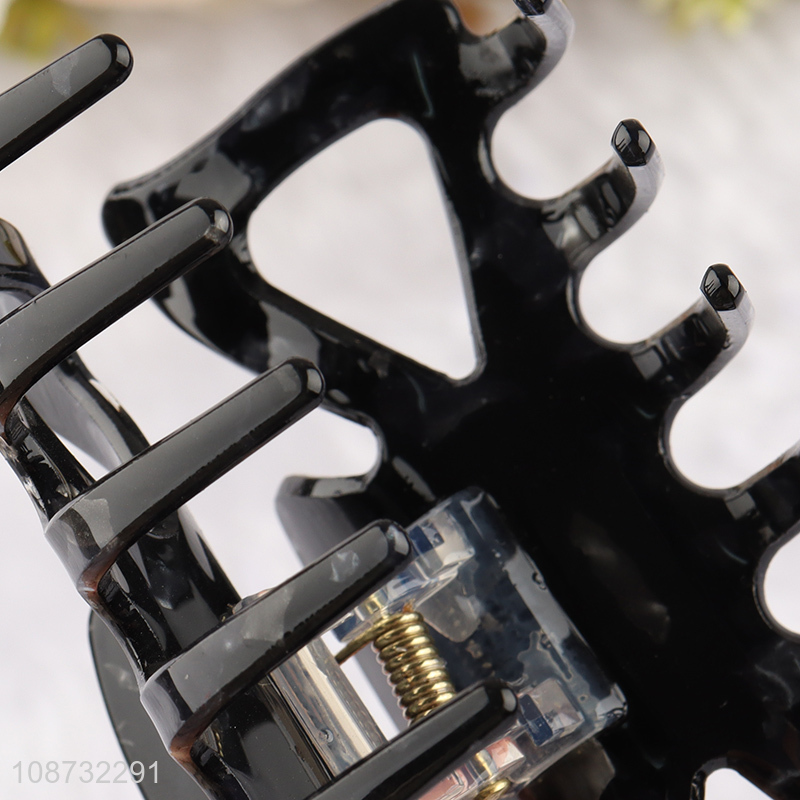 China supplier acrylic fashion girls hair clips hair claw clips for hair accessories