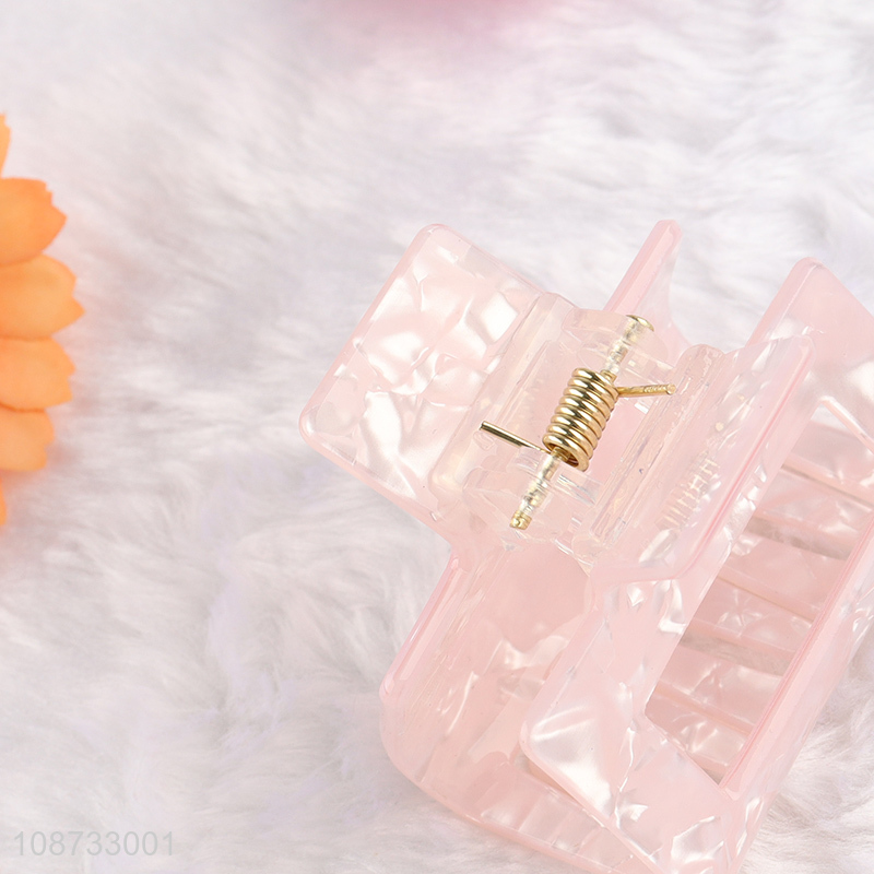 Online wholesale acrylic hair claw clips for thin and thick hair