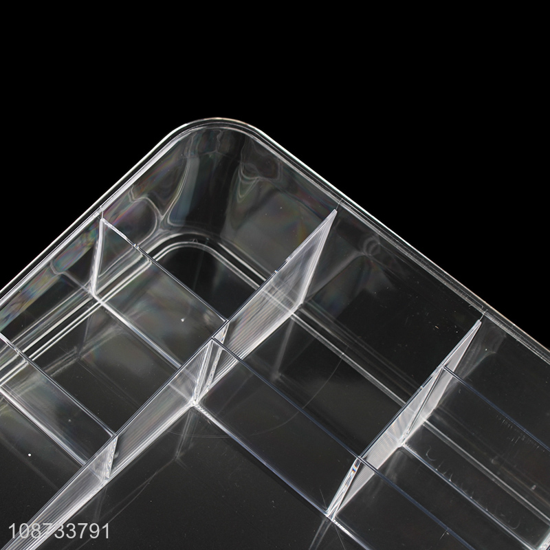 Hot selling cosmetic display box clear makeup storage box wholesale