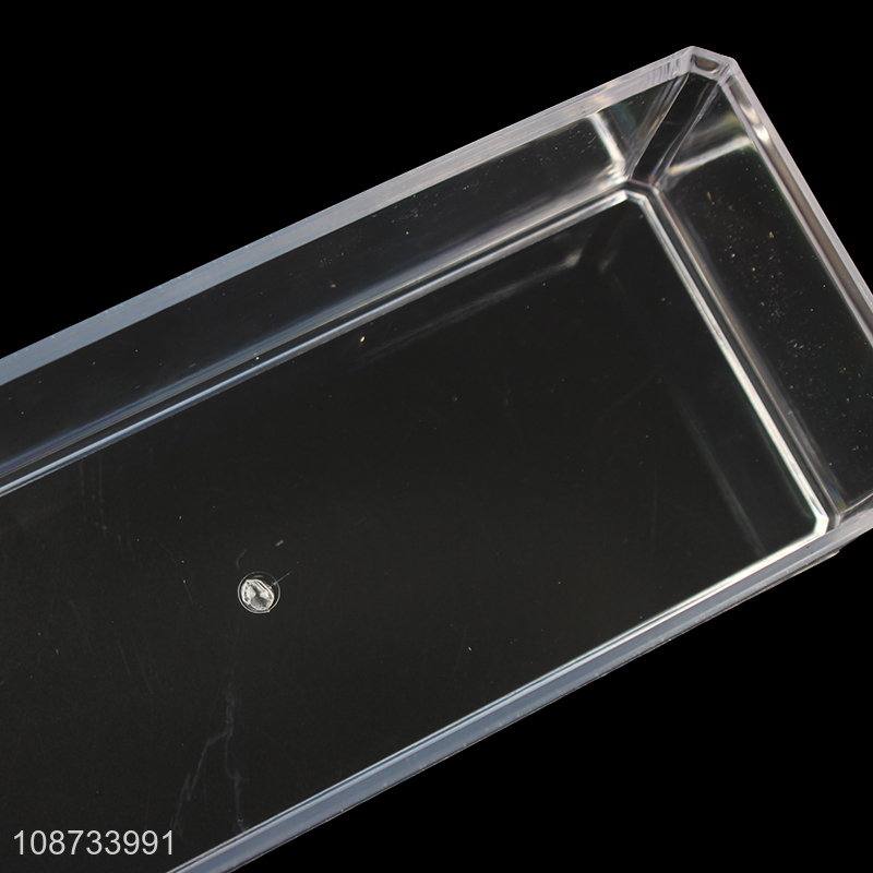 Top selling transparent makeup organizer cosmetic display storage box