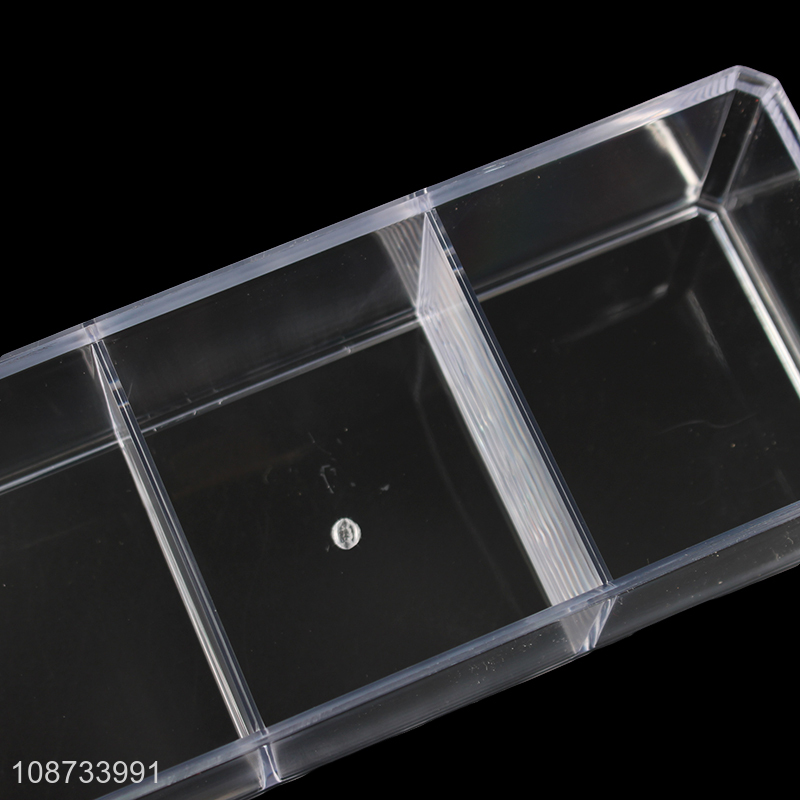 Top selling transparent makeup organizer cosmetic display storage box