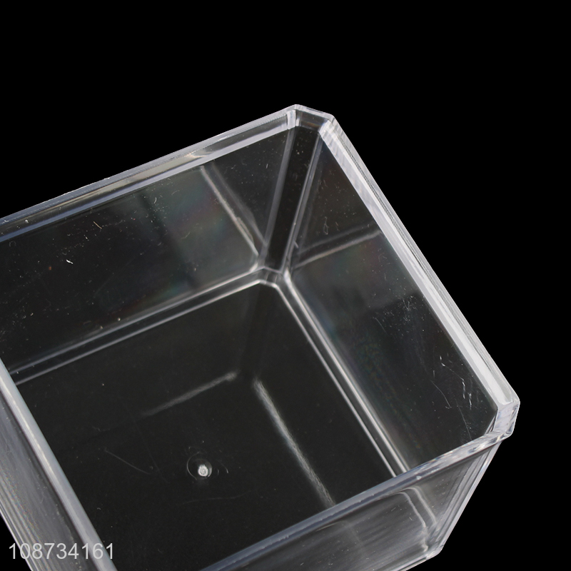 Top products clear makeup cosmetic organizer desktop lipstick display box storage box