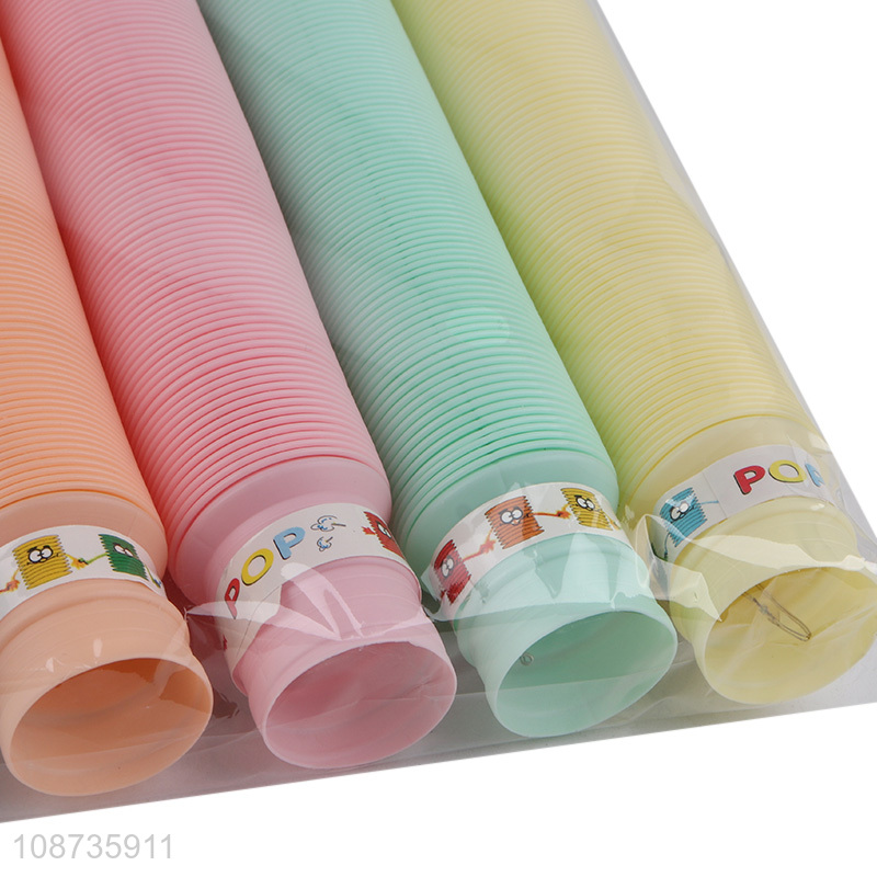 Factory price led light-up pop tube fidget sensory toys for sale