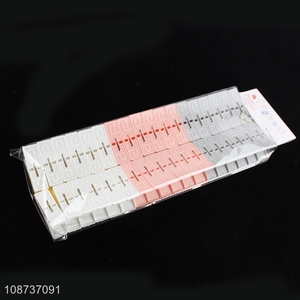 Wholesale 36 pieces plastic clothespins drying line pegs set