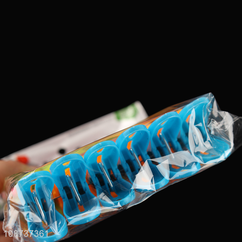 Wholesale 24pcs plastic outdoor drying line pegs clothes pegs