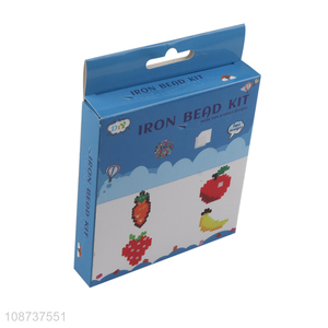 Good quality fruit series children ironing bead kit educational <em>diy</em> <em>toys</em>