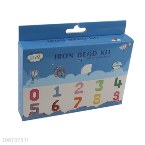 Factory price number children <em>diy</em> ironing bead kit <em>toys</em> for sale