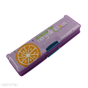 Top quality double-sided school students stationery <em>pencil</em> <em>box</em>