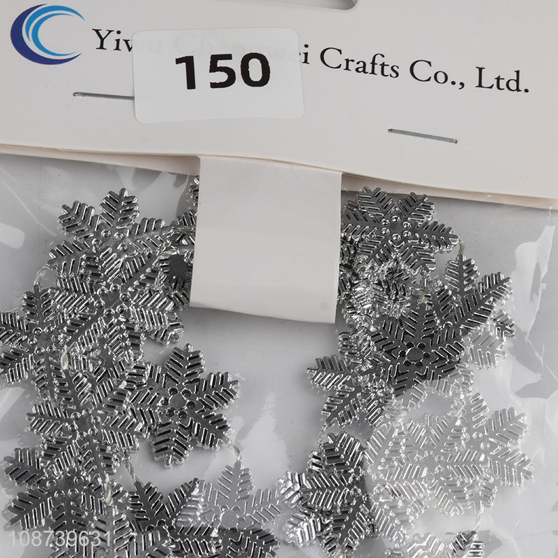 Wholesale Christmas snowflake garland Christmas tree hanging decoration